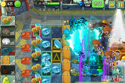 《植物大战僵尸2》未来世界第28关通关攻略