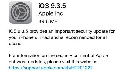 iOS 9.3.5޸ʲôbugiOS9.3.5ʲô¹
