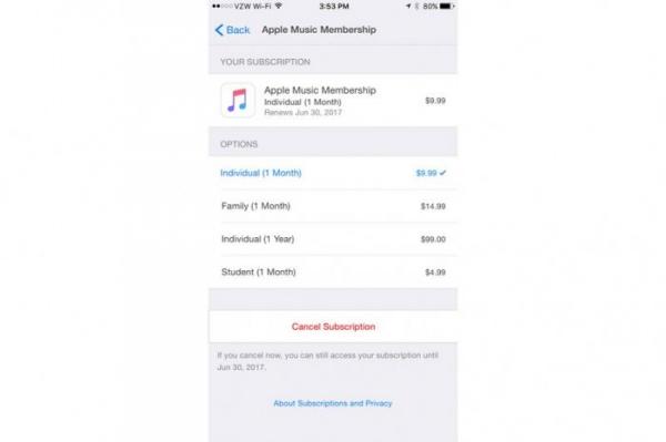 Apple Music新增年费订阅套餐选择,99美元就可以Get!