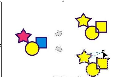  coreldraw怎么把图片合并？